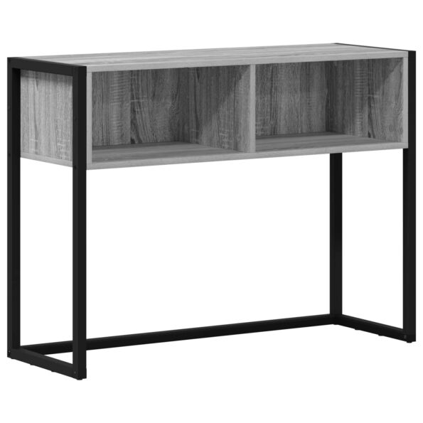 vidaXL Koncový stôl Sivý Sonoma 100 x 36 x 75 cm Kompozitné drevo – Obrázok 2