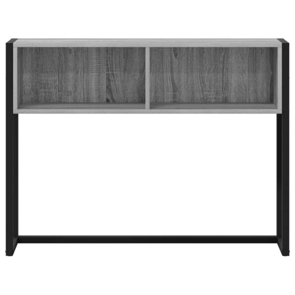 vidaXL Koncový stôl Sivý Sonoma 100 x 36 x 75 cm Kompozitné drevo – Obrázok 5