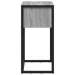 vidaXL Koncový stôl Sivý Sonoma 100 x 36 x 75 cm Kompozitné drevo – Obrázok 6