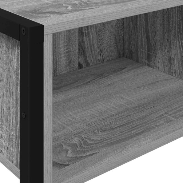 vidaXL Koncový stôl Sivý Sonoma 100 x 36 x 75 cm Kompozitné drevo – Obrázok 8