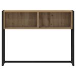 vidaXL Koncový stôl Remeselnícky dub 100 x 36 x 75 cm Kompozitné drevo – Obrázok 5