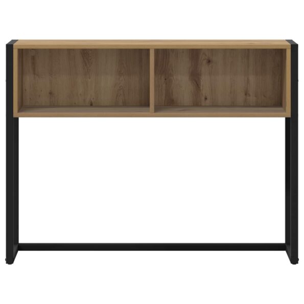 vidaXL Koncový stôl Remeselnícky dub 100 x 36 x 75 cm Kompozitné drevo – Obrázok 5