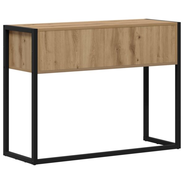 vidaXL Koncový stôl Remeselnícky dub 100 x 36 x 75 cm Kompozitné drevo – Obrázok 7