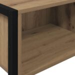 vidaXL Koncový stôl Remeselnícky dub 100 x 36 x 75 cm Kompozitné drevo – Obrázok 8