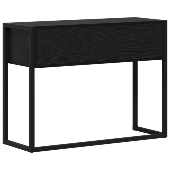 vidaXL Koncový stôl Čierny dub 100 x 36 x 75 cm Kompozitné drevo – Obrázok 8