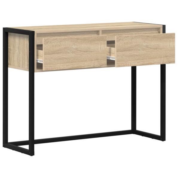 vidaXL Koncový stôl Sonoma 100 x 36 x 75 cm Kompozitné drevo – Obrázok 5