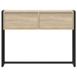vidaXL Koncový stôl Sonoma 100 x 36 x 75 cm Kompozitné drevo – Obrázok 6