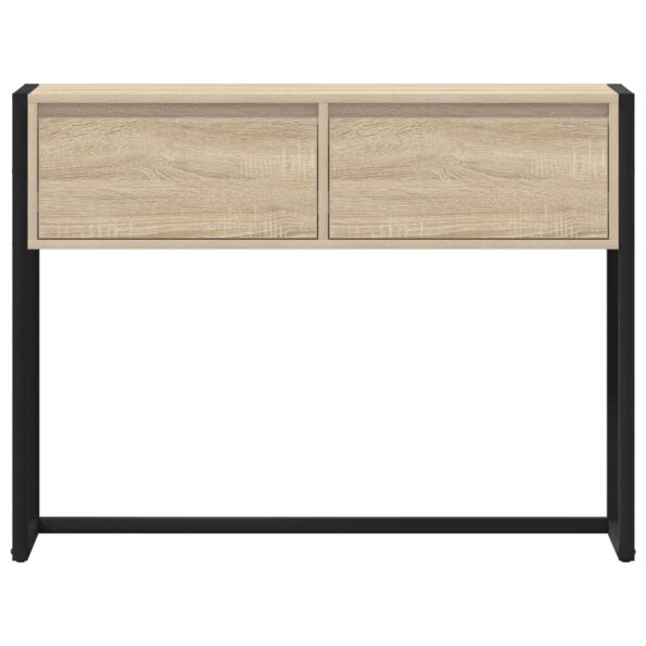 vidaXL Koncový stôl Sonoma 100 x 36 x 75 cm Kompozitné drevo – Obrázok 6