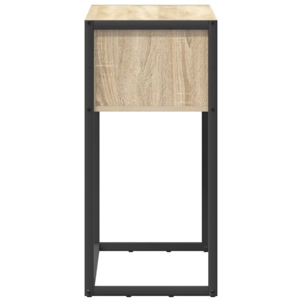 vidaXL Koncový stôl Sonoma 100 x 36 x 75 cm Kompozitné drevo – Obrázok 7