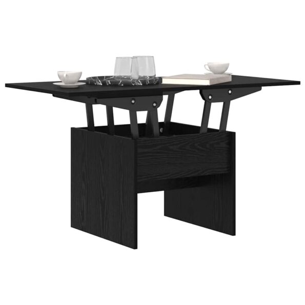 vidaXL Konferenčný stolík Čierny dub 55 x 54,5 x 45 cm – Obrázok 4