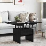 vidaXL Konferenčný stolík Čierny dub 55 x 54,5 x 45 cm – Obrázok 5