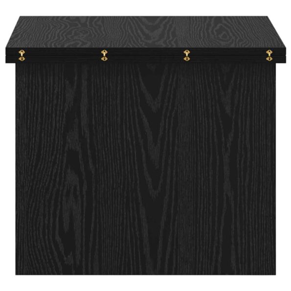 vidaXL Konferenčný stolík Čierny dub 55 x 54,5 x 45 cm – Obrázok 9