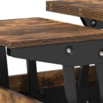 vidaXL Konferenčný stolík Dymová dub 55 x 54,5 x 45 cm – Obrázok 12