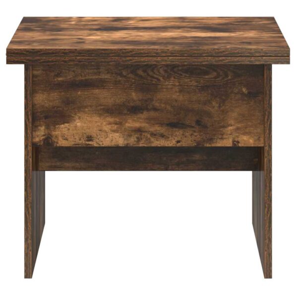 vidaXL Konferenčný stolík Dymová dub 55 x 54,5 x 45 cm – Obrázok 8