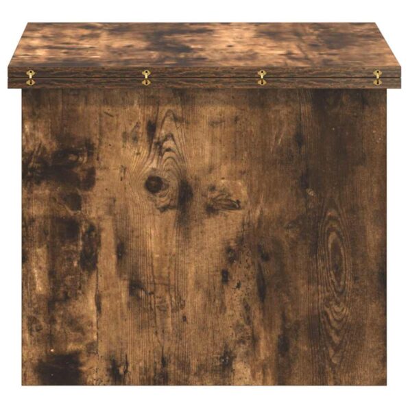 vidaXL Konferenčný stolík Dymová dub 55 x 54,5 x 45 cm – Obrázok 9
