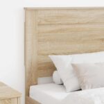 vidaXL Zadné čelo s čelnou doskou Sonoma dub 100 cm Kompozitné drevo – Obrázok 3