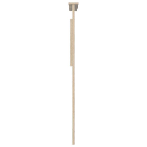 vidaXL Zadné čelo s čelnou doskou Sonoma dub 100 cm Kompozitné drevo – Obrázok 5