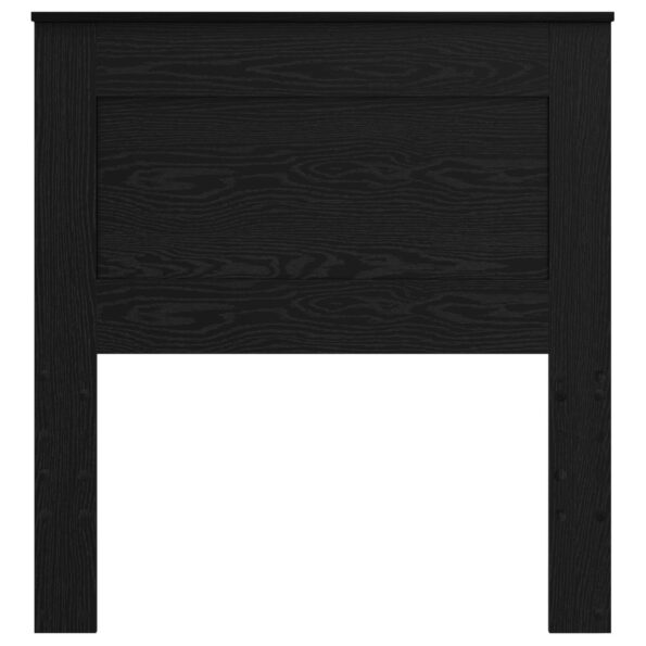 vidaXL Zadné čelo s čelnou doskou Čierny dub 90 cm Kompozitné drevo – Obrázok 4