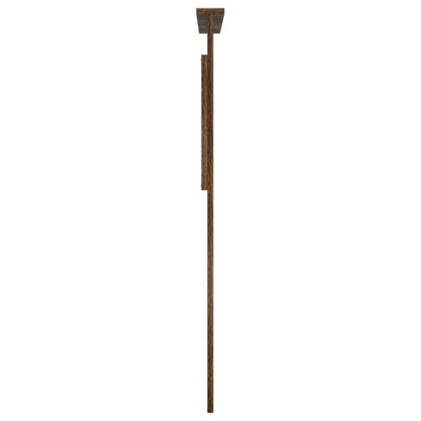 vidaXL Zadné čelo s čelnou doskou Dymová dub 80 cm Kompozitné drevo – Obrázok 5
