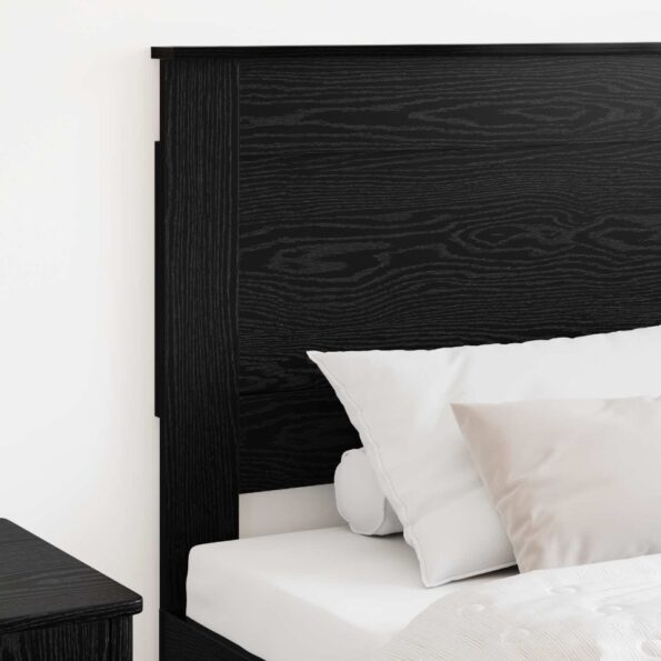vidaXL Zadné čelo s čelnou doskou Čierny dub 75 cm Kompozitné drevo – Obrázok 3