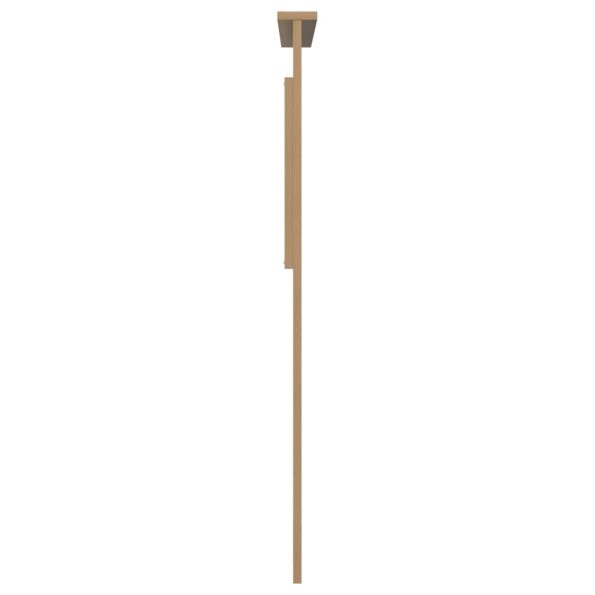 vidaXL Zadné čelo s čelnou doskou Remeselný dub 75 cm Kompozitné drevo – Obrázok 5