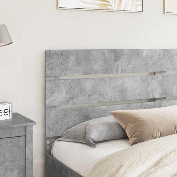 vidaXL Zadné čelo Betónová šedá 180 cm Kompozitné drevo – Obrázok 3