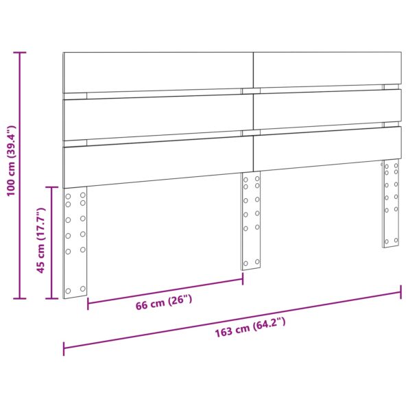 vidaXL Zadné čelo s čelnou doskou Biela 160 cm Kompozitné drevo – Obrázok 10