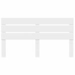 vidaXL Zadné čelo s čelnou doskou Biela 160 cm Kompozitné drevo – Obrázok 4