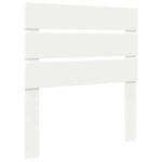 vidaXL Zadné čelo s čelnou doskou Biela 100 cm Kompozitné drevo – Obrázok 2