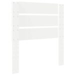 vidaXL Zadné čelo s čelnou doskou Biela 100 cm Kompozitné drevo – Obrázok 6