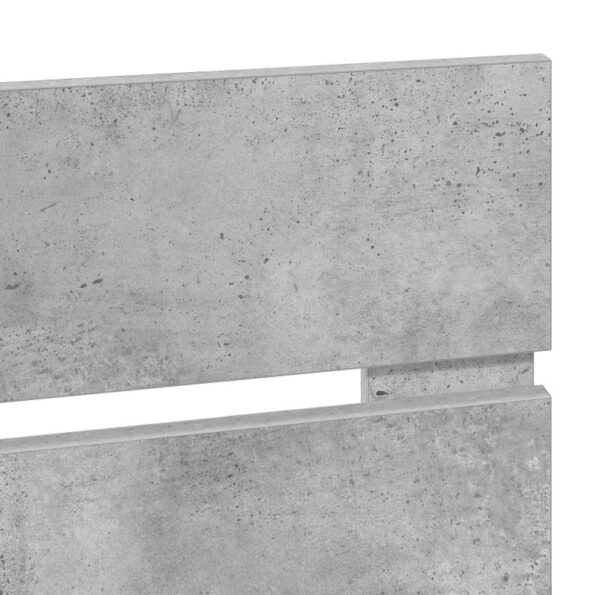vidaXL Zadné čelo Betónová šedá 100 cm Kompozitné drevo – Obrázok 7