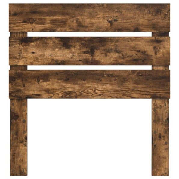 vidaXL Zadné čelo s čelnou doskou Dymová dub 100 cm Kompozitné drevo – Obrázok 4