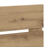 vidaXL Zadné čelo s čelnou doskou Remeselný dub 80 cm Kompozitné drevo – Obrázok 7