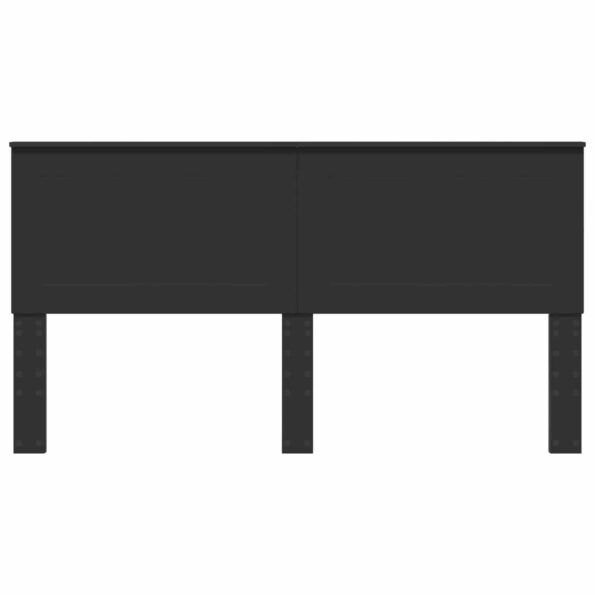 vidaXL Zadné čelo s čelnou doskou Čierny dub 200 cm Kompozitné drevo – Obrázok 4
