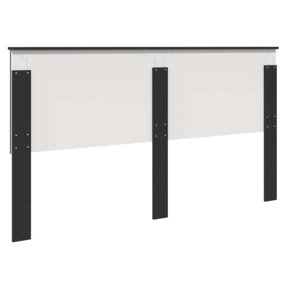 vidaXL Zadné čelo s čelnou doskou Čierny dub 200 cm Kompozitné drevo – Obrázok 6