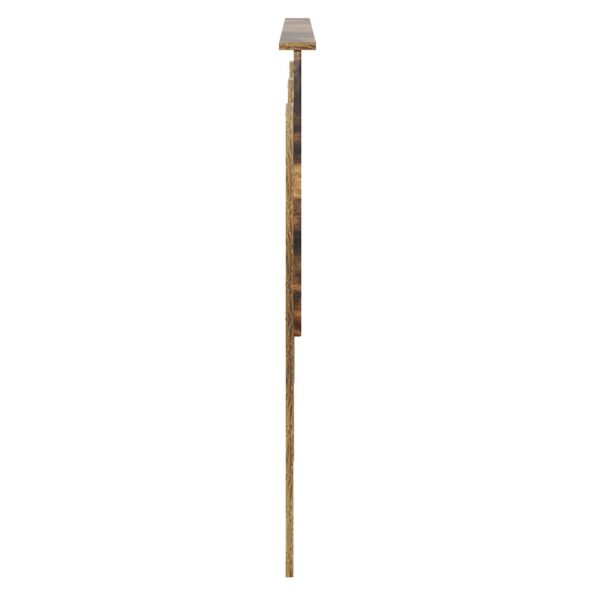 vidaXL Zadné čelo Údený Dub 100 cm Konštruované drevo – Obrázok 5