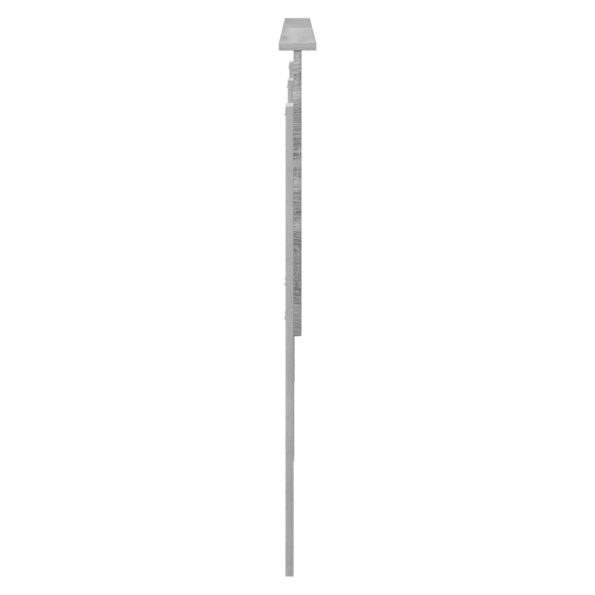 vidaXL Zadné čelo Sivá Sonoma 100 cm Konštruované drevo – Obrázok 5