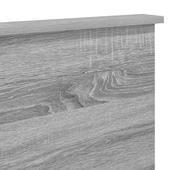 vidaXL Zadné čelo Sivá Sonoma 100 cm Konštruované drevo – Obrázok 7