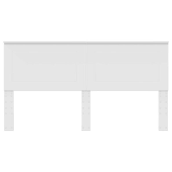vidaXL Zadné čelo s čelnou doskou Biela 180 cm Kompozitné drevo – Obrázok 4