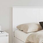 vidaXL Zadné čelo s čelnou doskou Biela 160 cm Kompozitné drevo – Obrázok 3