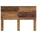vidaXL Zadné čelo s čelnou doskou Staré drevo 150 cm Kompozitné drevo – Obrázok 4
