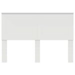 vidaXL Zadné čelo s čelnou doskou Biela 140 cm Kompozitné drevo – Obrázok 4