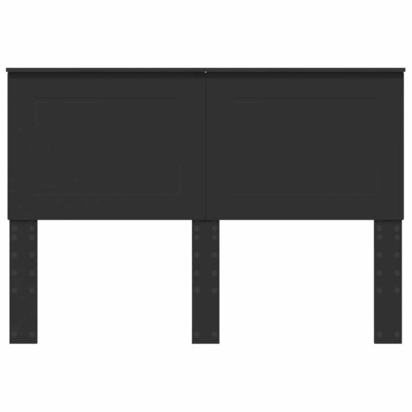 vidaXL Zadné čelo s čelnou doskou Čierny dub 140 cm Kompozitné drevo – Obrázok 4