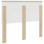 vidaXL Zadné čelo s čelnou doskou Sonoma dub 120 cm Kompozitné drevo – Obrázok 6