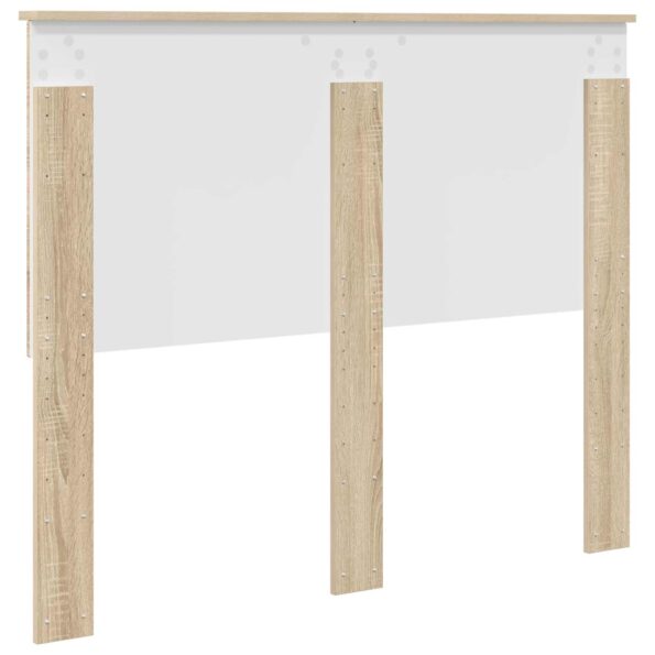 vidaXL Zadné čelo s čelnou doskou Sonoma dub 120 cm Kompozitné drevo – Obrázok 6