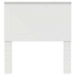 vidaXL Zadné čelo s čelnou doskou Biela 100 cm Kompozitné drevo – Obrázok 4