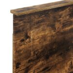 vidaXL Zadné čelo s čelnou doskou Dymová dub 100 cm Kompozitné drevo – Obrázok 7