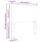 vidaXL Zadné čelo s čelnou doskou Staré drevo 100 cm Kompozitné drevo – Obrázok 10