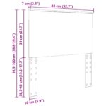 vidaXL Zadné čelo s čelnou doskou Sonoma dub 80 cm Kompozitné drevo – Obrázok 10