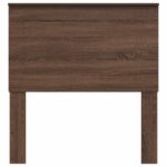 vidaXL Zadné čelo s čelnou doskou Hnedý dub 75 cm Kompozitné drevo – Obrázok 4
